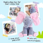 Peek-a-Boo Talking Elephant Plush Toy for Babies