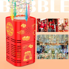 2Pcs Reusable-Fireworks Bubble Machine - (Duration of 12 hours)