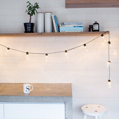 20 Warm White Carnival Battery Festoon Lights