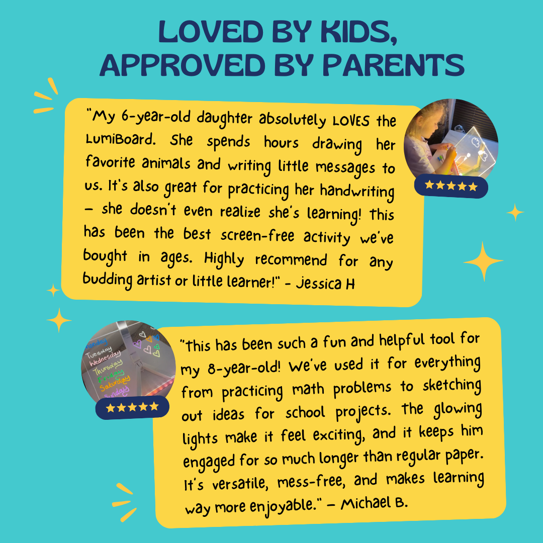 MagicBoard™ LED Drawing Board | Screen-Free Fun for Kids