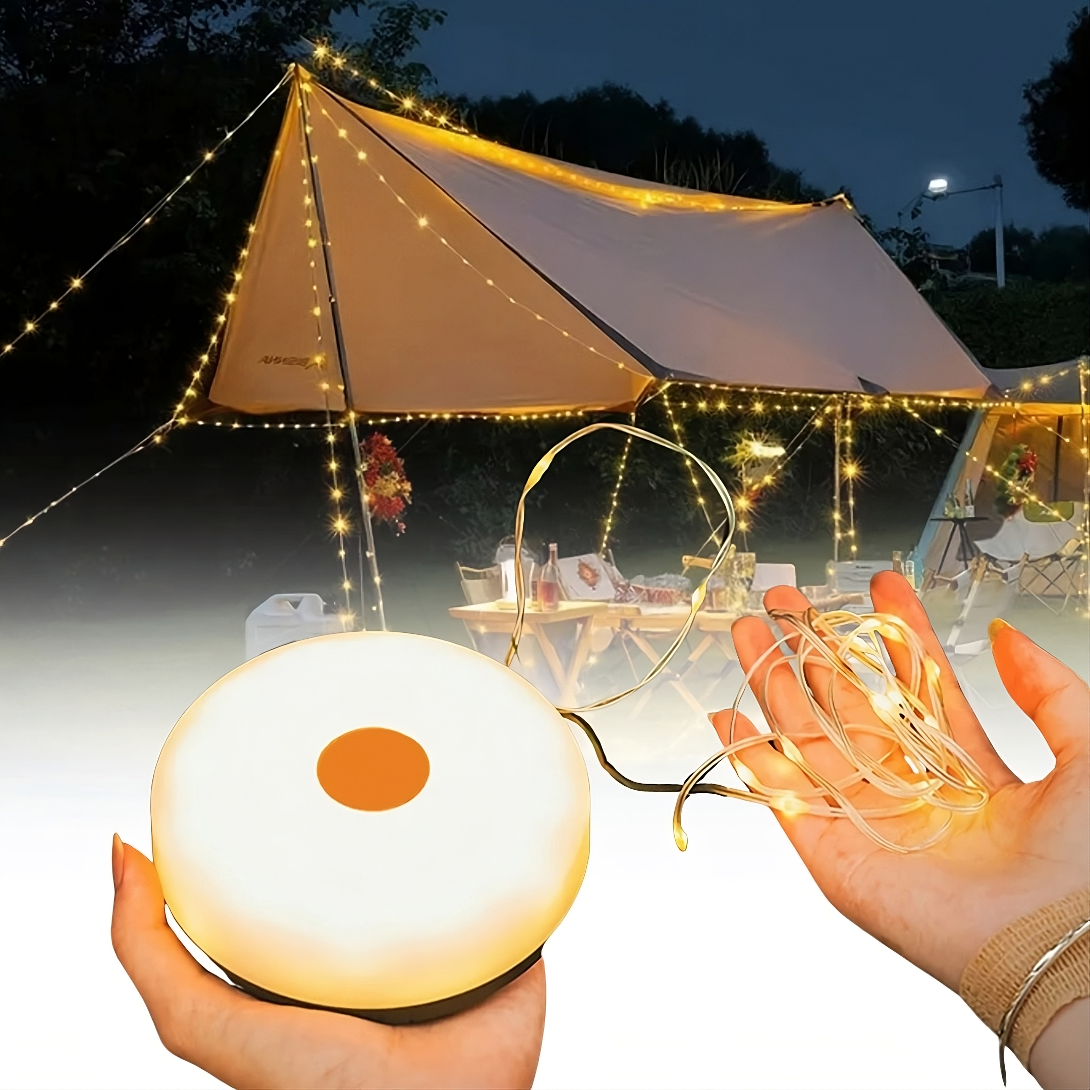 Multi-Function Camping String Lights