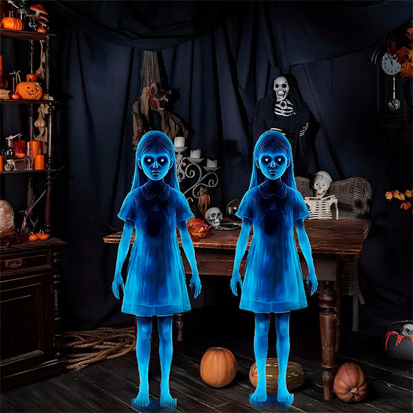 Girl Ghost Courtyard Decoration for Halloween (3ps)
