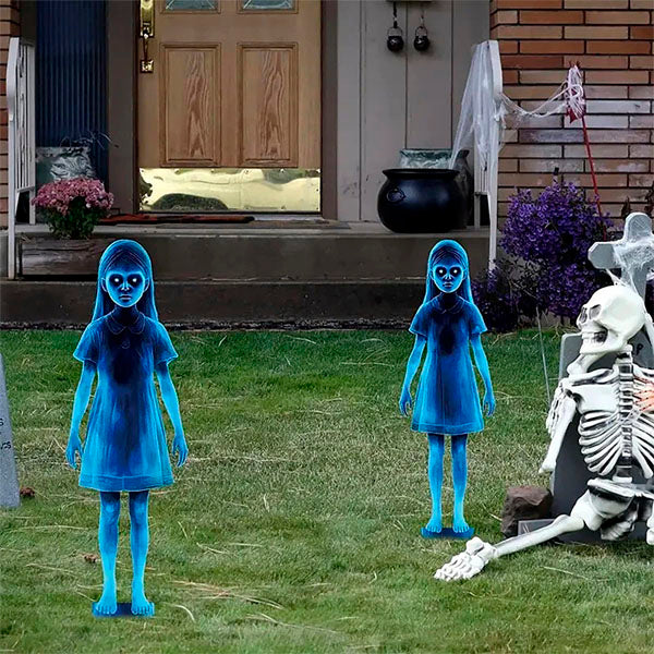 Girl Ghost Courtyard Decoration for Halloween (3ps)