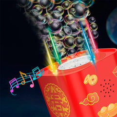 2Pcs Reusable-Fireworks Bubble Machine - (Duration of 12 hours)