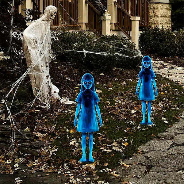 Girl Ghost Courtyard Decoration for Halloween (3ps)