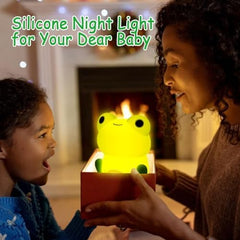 Silicone Peculiar Frog LED Night Light