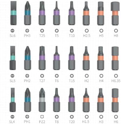 DIY 24-in-1 Magnetic Screwdriver Set