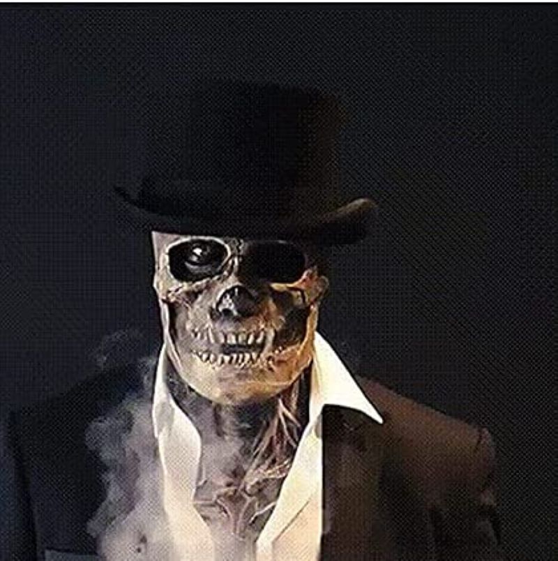 Human Skull Mask – Gothic Horror Costume Headgear