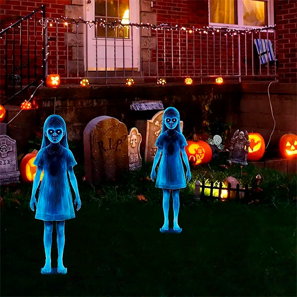 Girl Ghost Courtyard Decoration for Halloween (3ps)