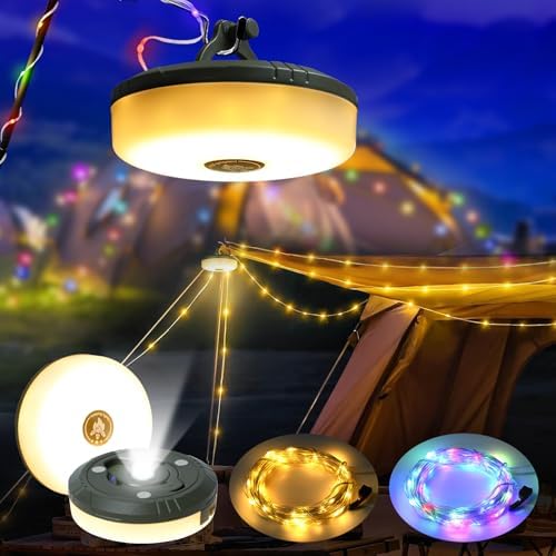 Multi-Function Camping String Lights