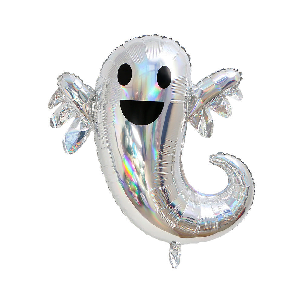 Iridescent Halloween Ghost Foil Balloon