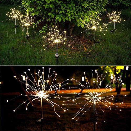 LED Solar Fireworks Lights