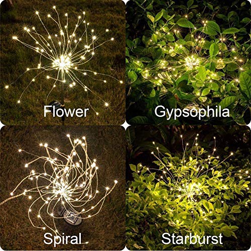 LED Solar Fireworks Lights