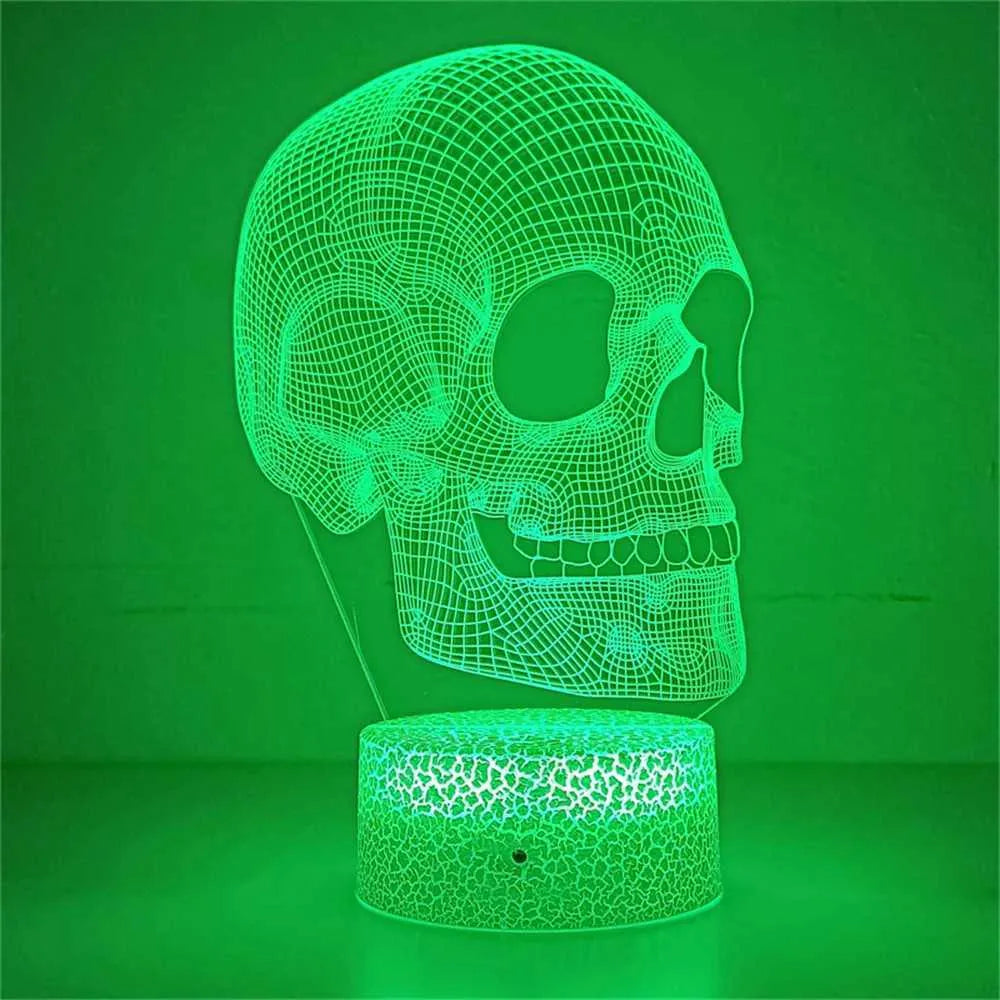 3D Skeleton Slideshow LED Table Lamp