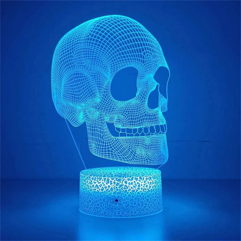 3D Skeleton Slideshow LED Table Lamp