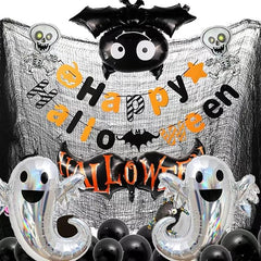 Iridescent Halloween Ghost Foil Balloon