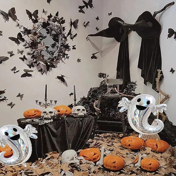 Iridescent Halloween Ghost Foil Balloon
