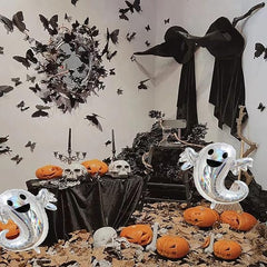 Iridescent Halloween Ghost Foil Balloon