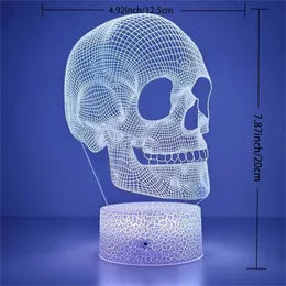 3D Skeleton Slideshow LED Table Lamp