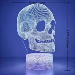 3D Skeleton Slideshow LED Table Lamp