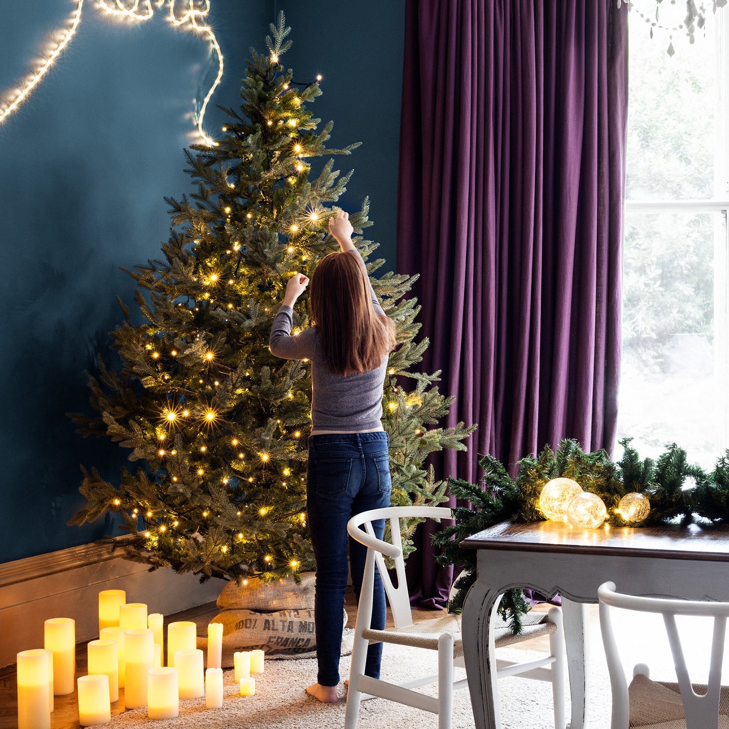 20m 200 Warm White Connectable Fairy Lights Clear Cable
