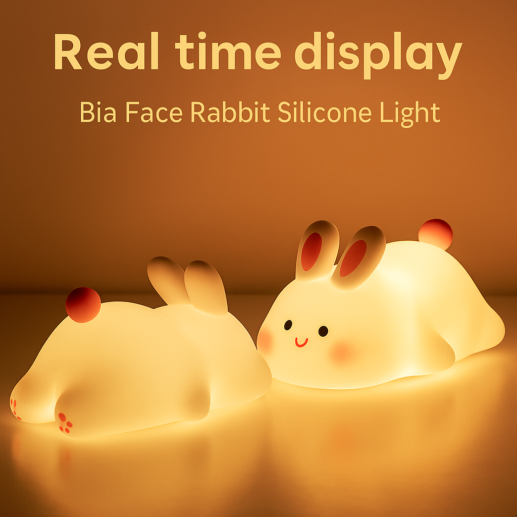 Adorable Rabbit Face Night Light