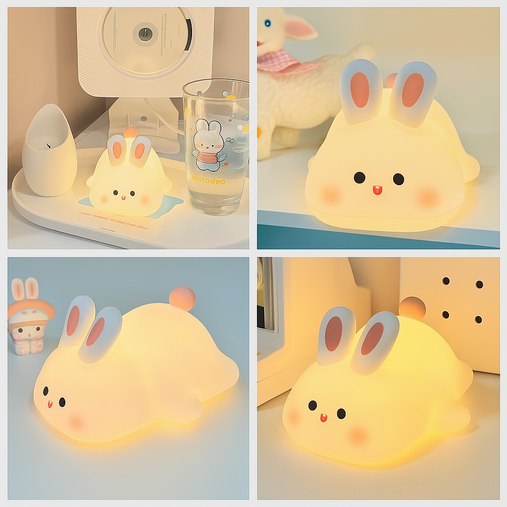 Adorable Rabbit Face Night Light