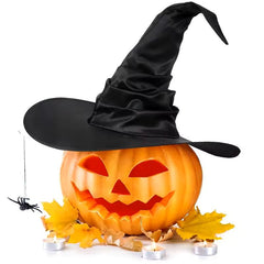 Halloween Black Witch Wizard Hat