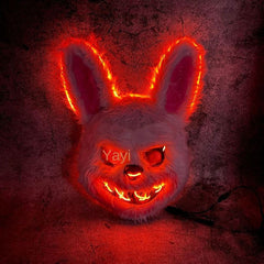 Halloween LED Cosplay Glowing Bloody Bear Mask