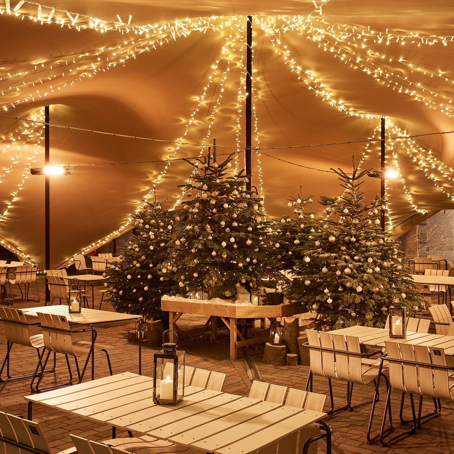 20m 200 Warm White Connectable Fairy Lights Clear Cable