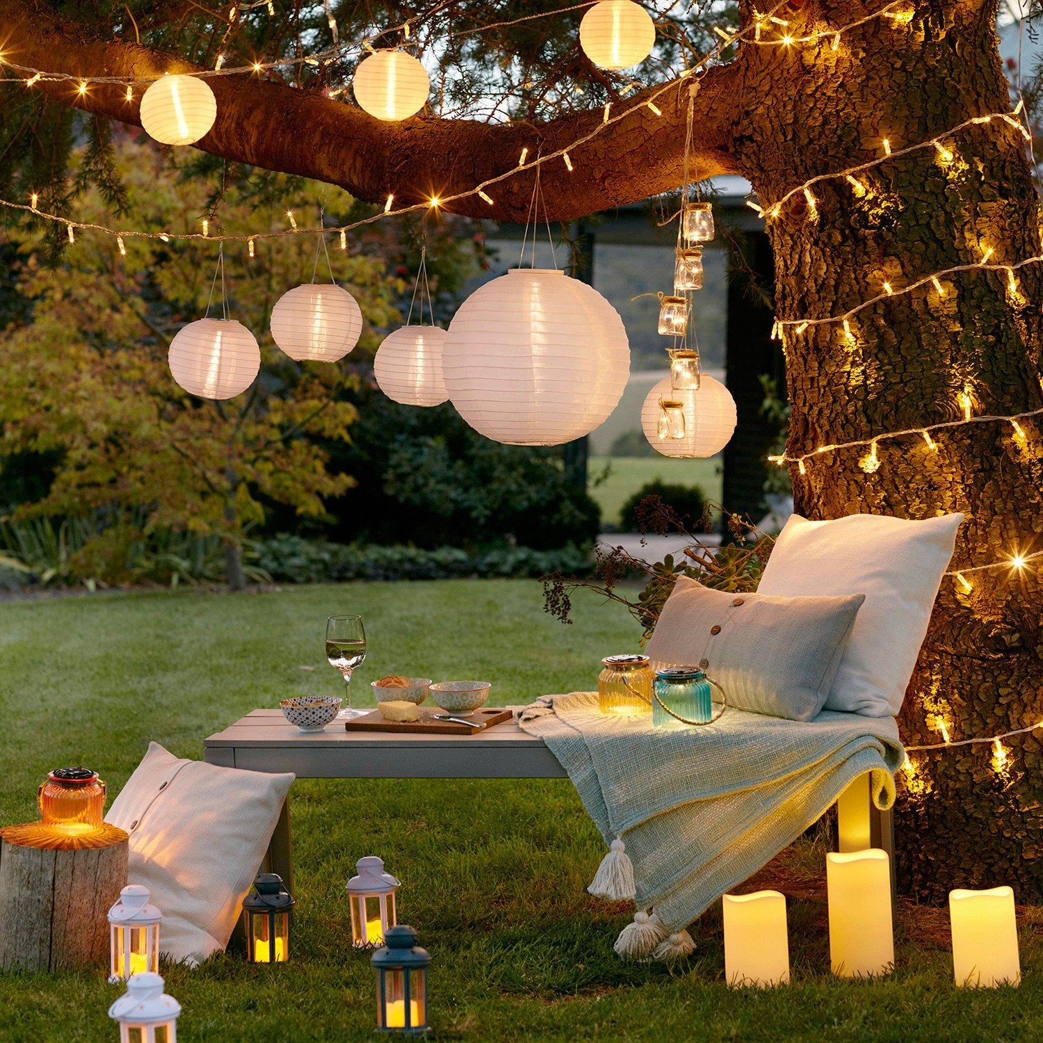 20m 200 Warm White Connectable Fairy Lights Clear Cable