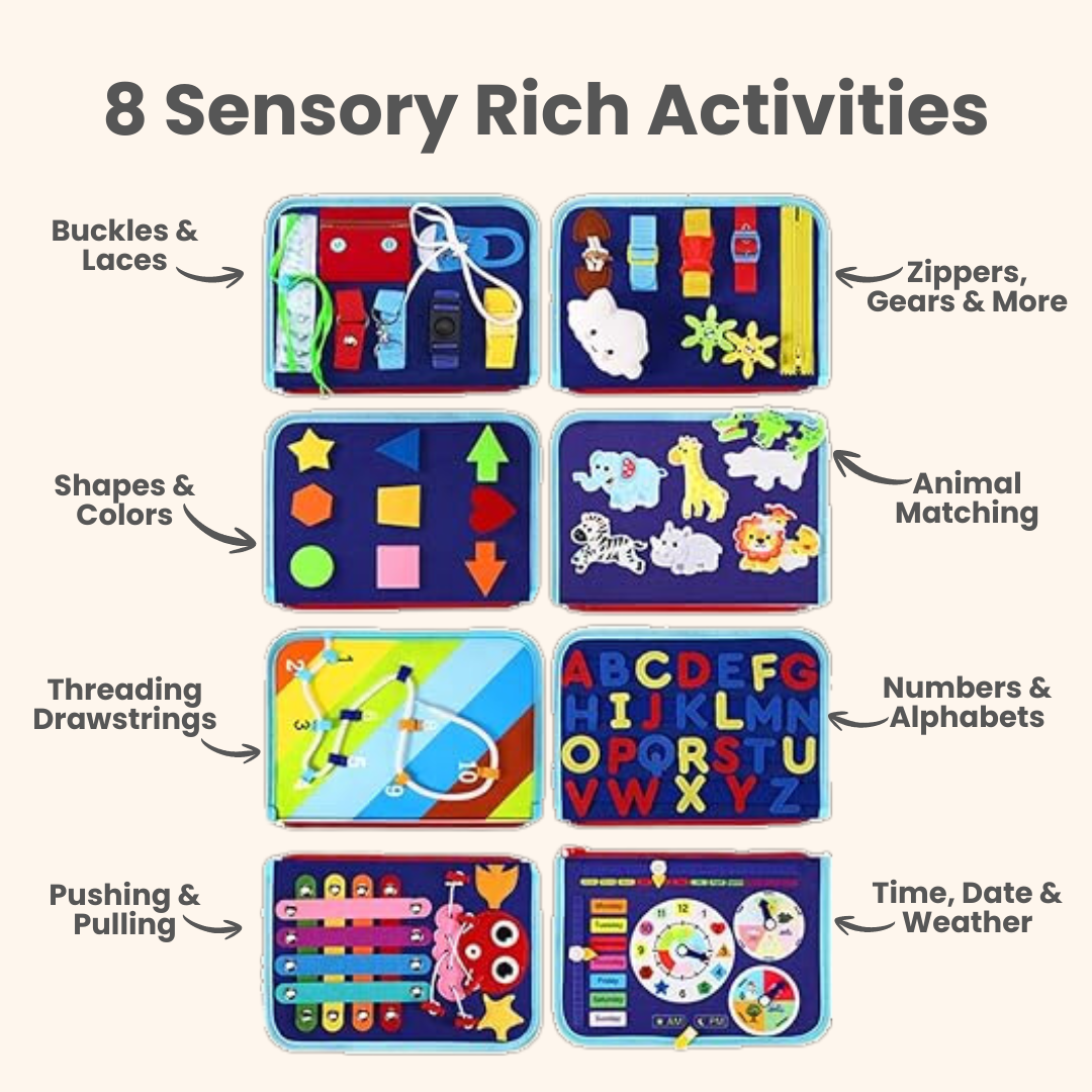Tibatoes Montessori Busy Board