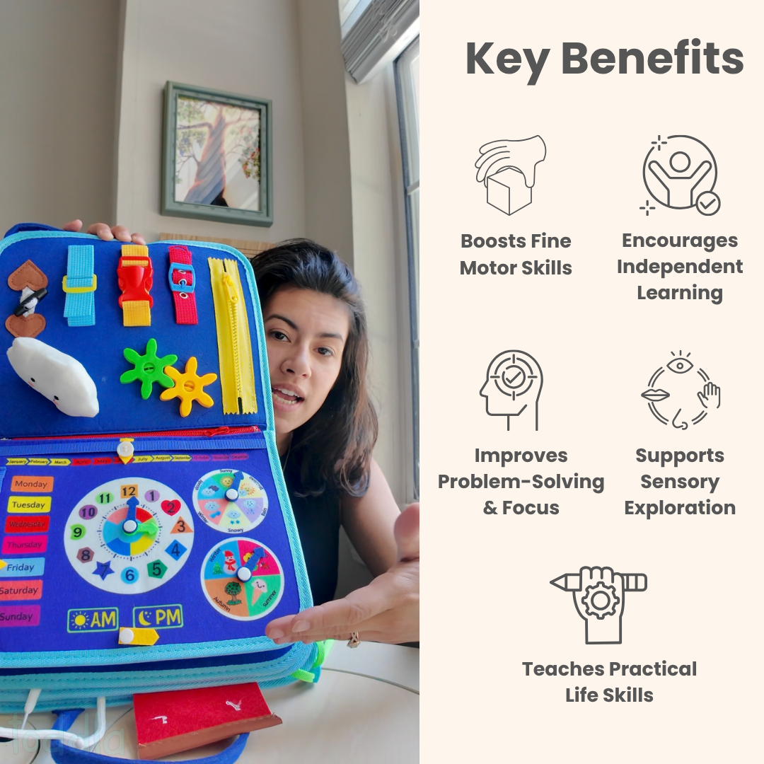 Tibatoes Montessori Busy Board