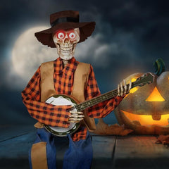 Funny Animated Dueling Banjo Skeletons