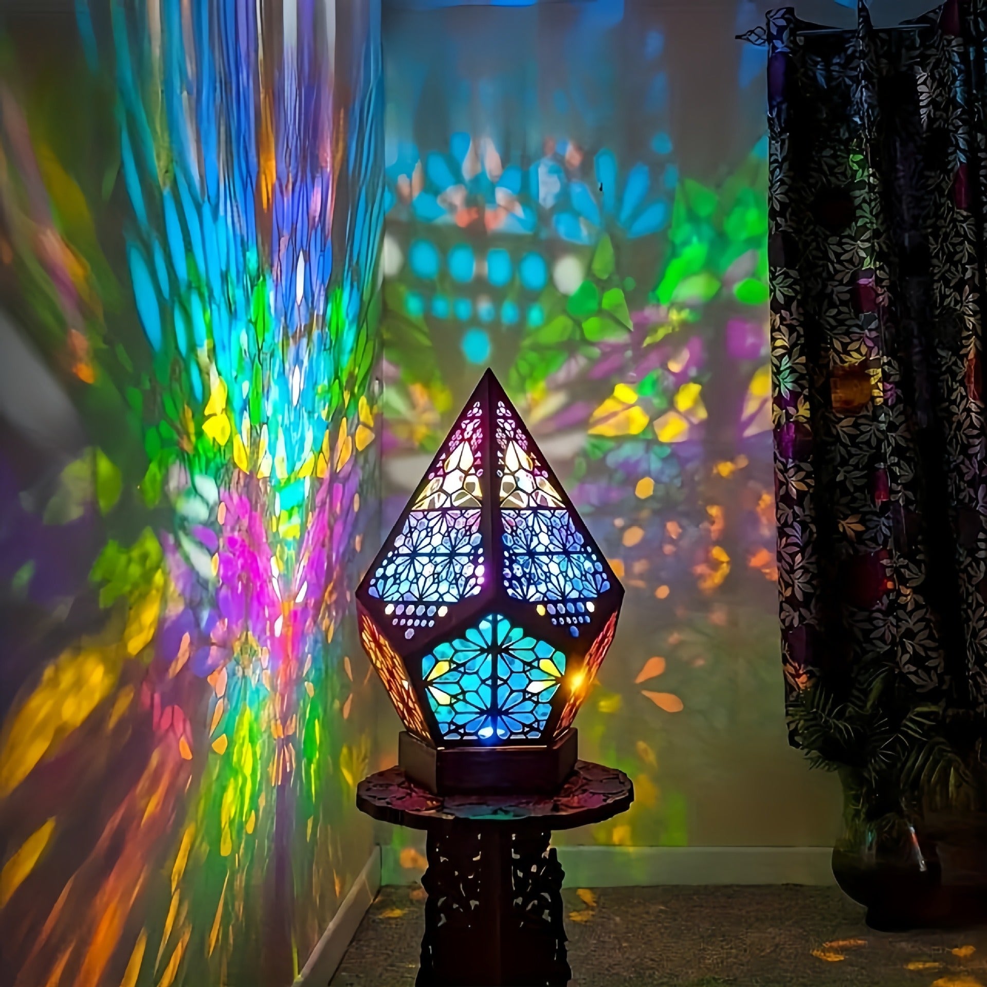 Bohemian Starry Sky Floor Projection Lamp