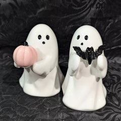 Cute Halloween Ghost Statues