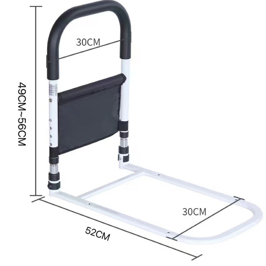 Adjustable Bedside Handrail Railing for Elderly & Pregnant Women