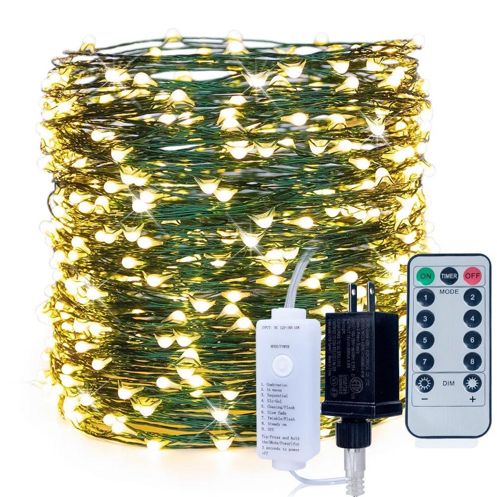 Christmas Tree Fairy Lights with Remote Control