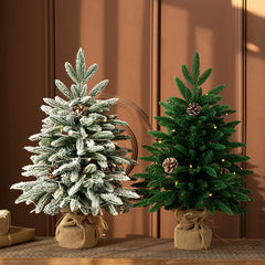 Snowy Pre-Lit Outdoor Christmas Tree