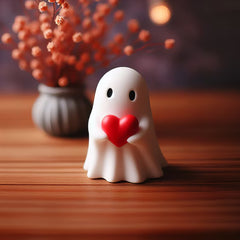 Cute Halloween Ghost Statues