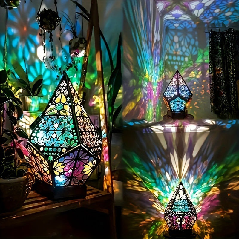 Bohemian Starry Sky Floor Projection Lamp