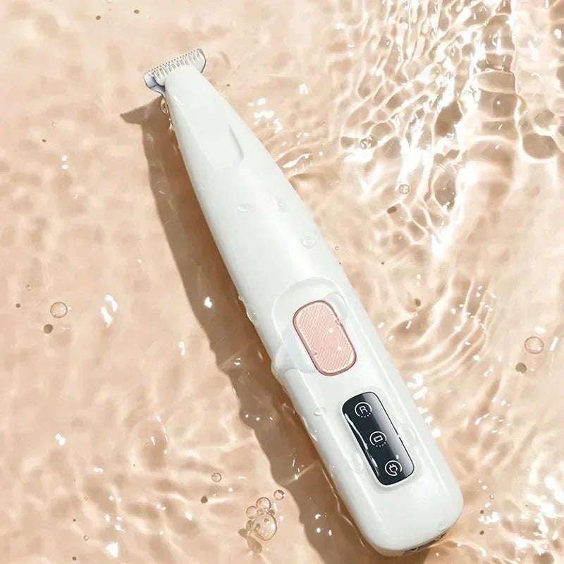 Rechargeable Pet Hair Trimmer with LED Spotlight
