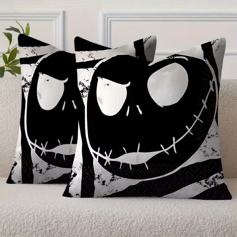 Spooky Jack Skellington Halloween Pillowcases
