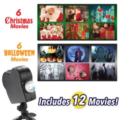 Halloween Holographic Window Projection