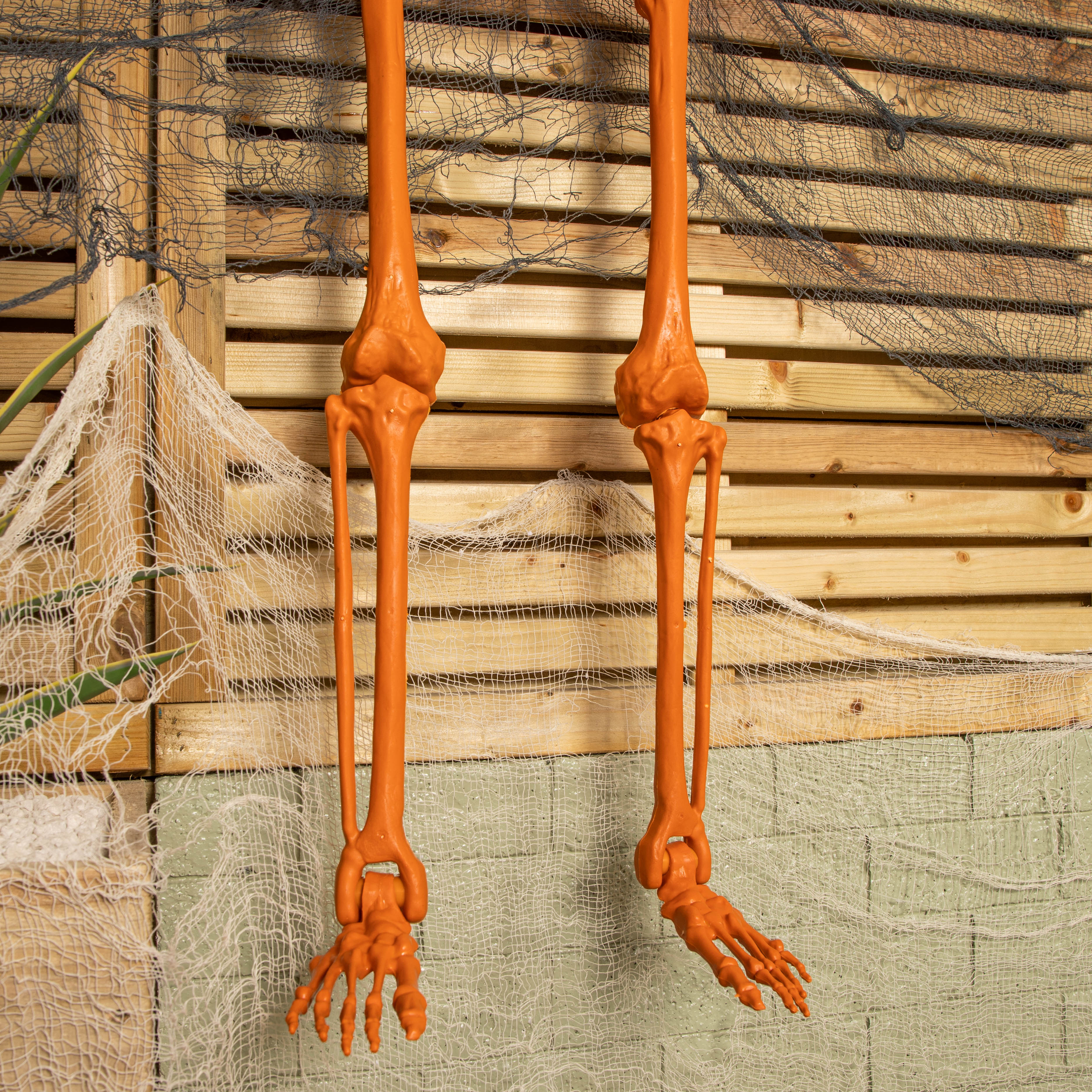 Halloween Pumpkin Skeleton Decoration