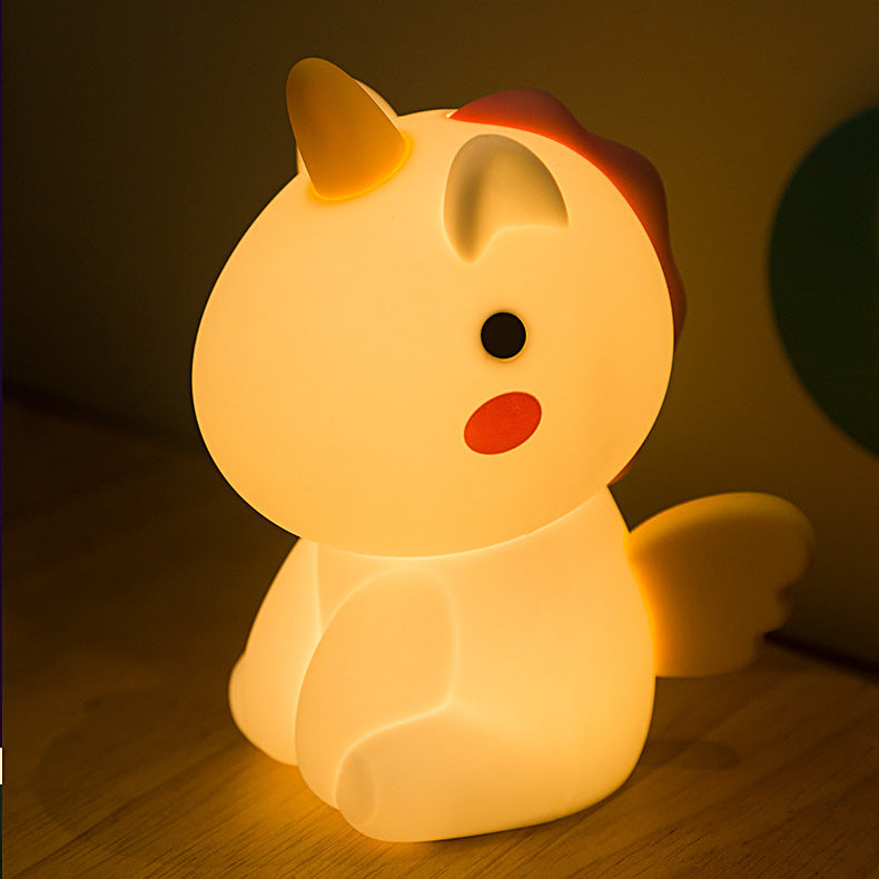 Unicorn Night Light LED Squishy Tap Lamp