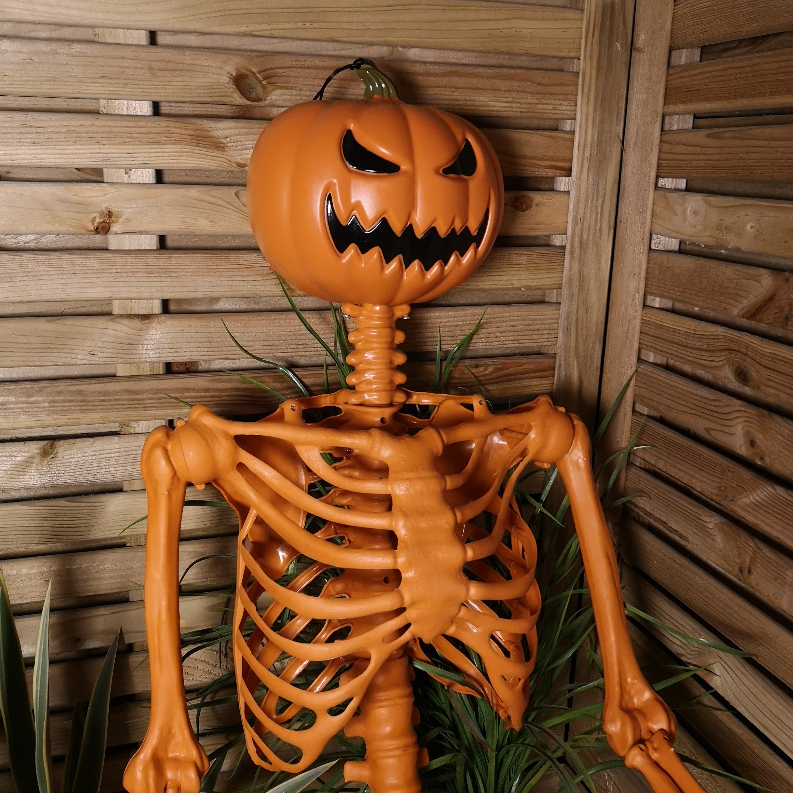 Halloween Pumpkin Skeleton Decoration