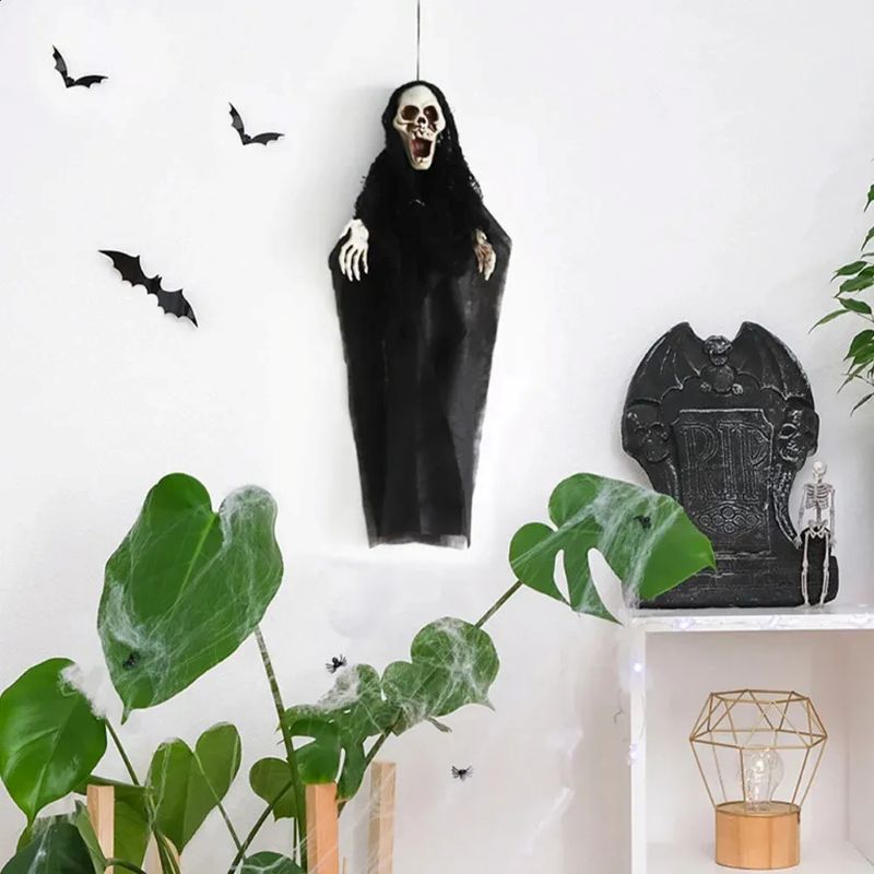 Halloween Hanging Skeleton Face Pendant Creepy