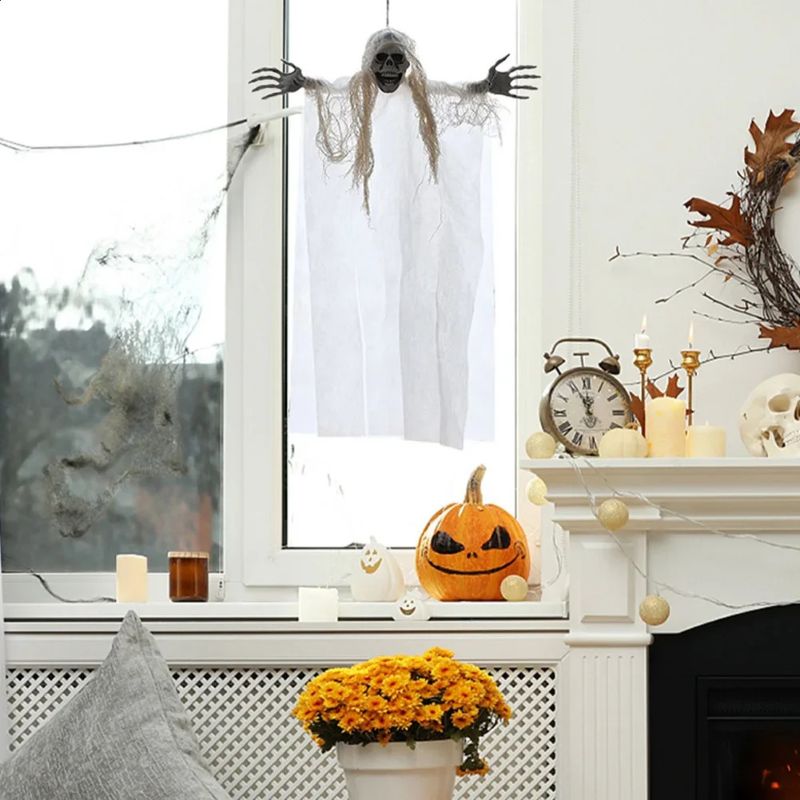 Halloween Hanging Skeleton Face Pendant Creepy