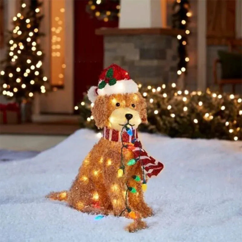 Christmas Dog String Light Festives